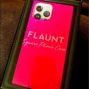 Neon Pink Square iPhone 13 pro max phone case